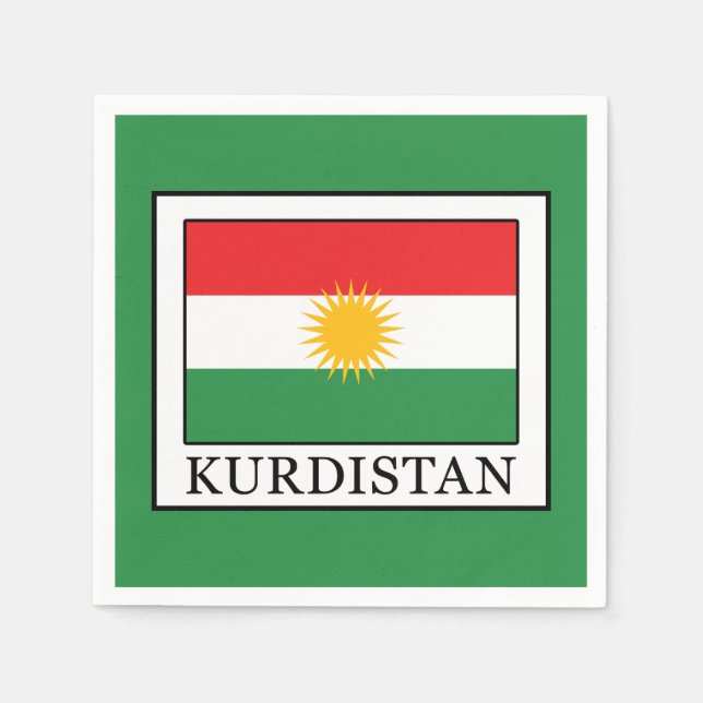 Kurdistan Serviette (Vorderseite)