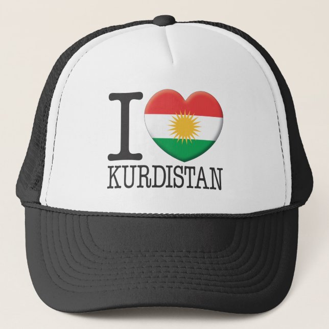 Kurdistan Truckerkappe (Vorderseite)
