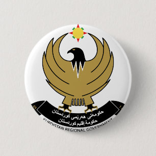 Kurdistanemblem Button
