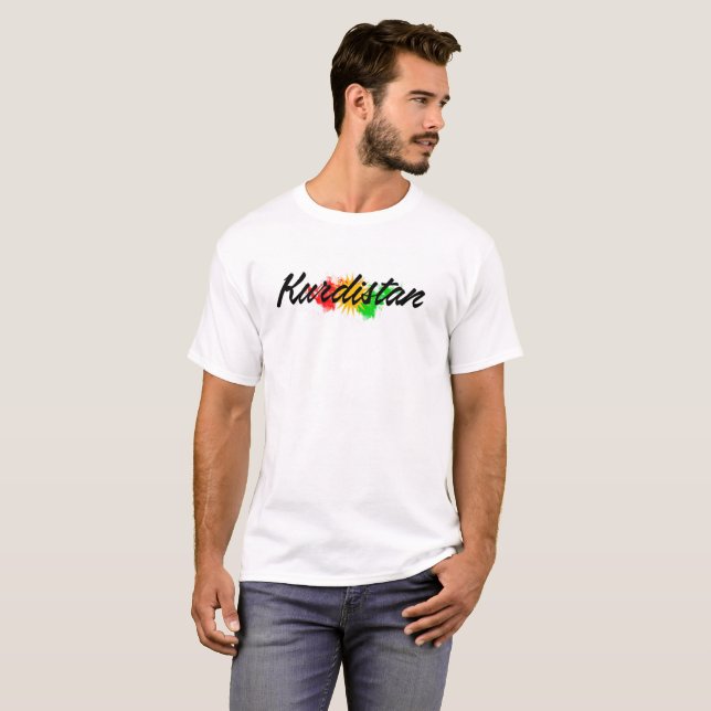 Kurdistanentwurf T-Shirt (Vorne ganz)