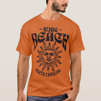 Kure Beach NC Sommerurlaub beobachtende Sonne T-Shirt