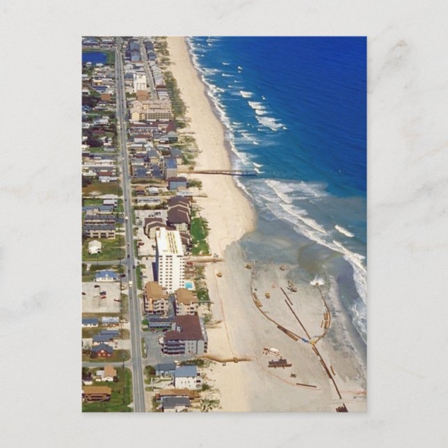 Kure Beach North Carolina Postkarte (Vorderseite)