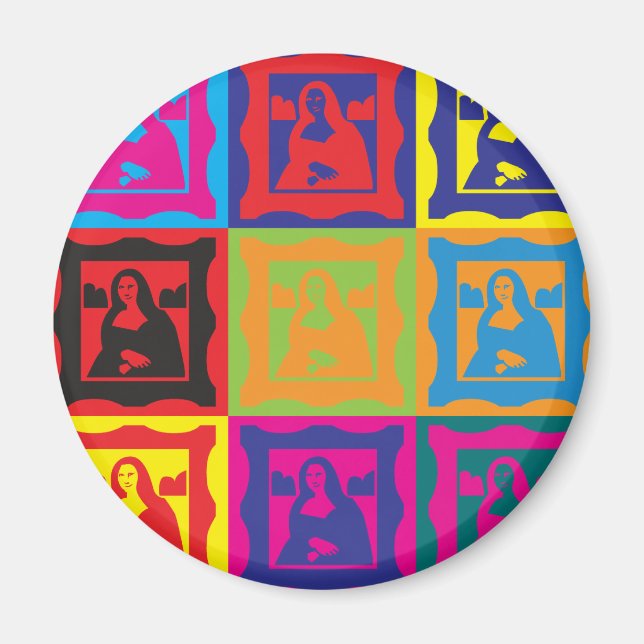 Kurieren von Pop Art Magnet (Vorne)