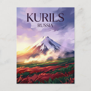 Kurilen-Nationalpark Russland Postkarte