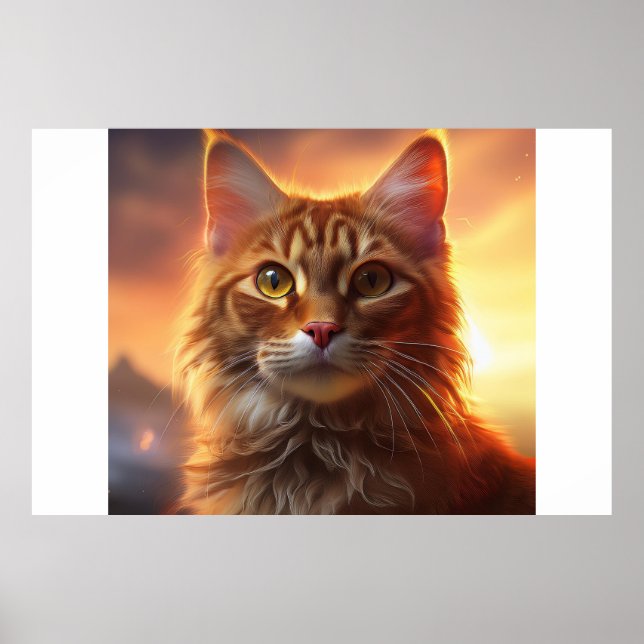 Kurilian Bobtail Cat Poster (Vorne)