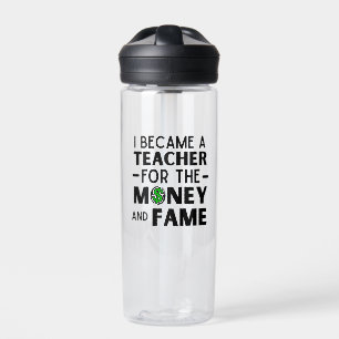 kuriose Lehrerin Zitat ich wurde Lehrerin Trinkflasche