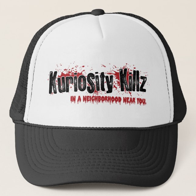 Kuriosity Killz - Fernlastfahrer-Hut Truckerkappe (Vorderseite)