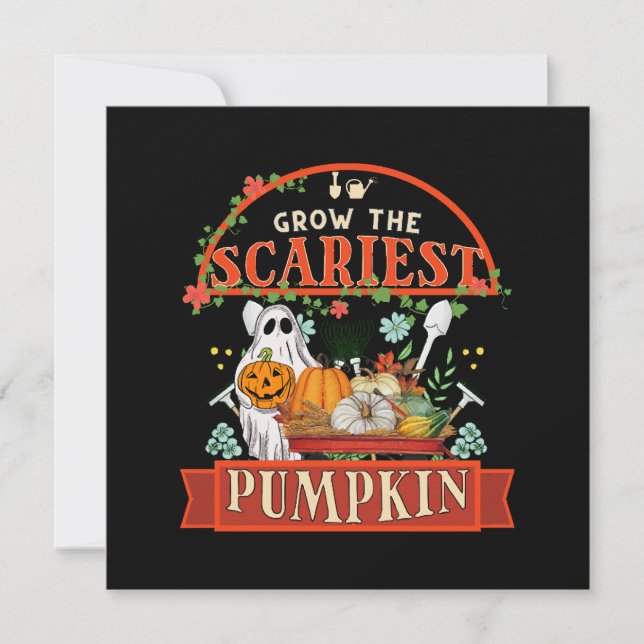 Kürkin-Bauer Halloween Einladung (Vorderseite)
