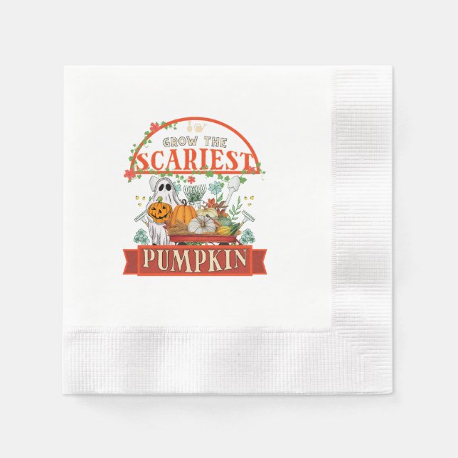 Kürkin-Bauer Halloween Serviette (Vorderseite)