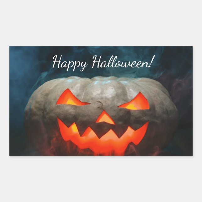 Kürkin Halloween Rechteckiger Aufkleber (Vorderseite)
