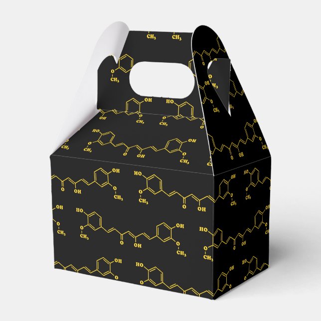 Kurkumin Molekulare chemische Formel Geschenkschachtel (Vorderseite)