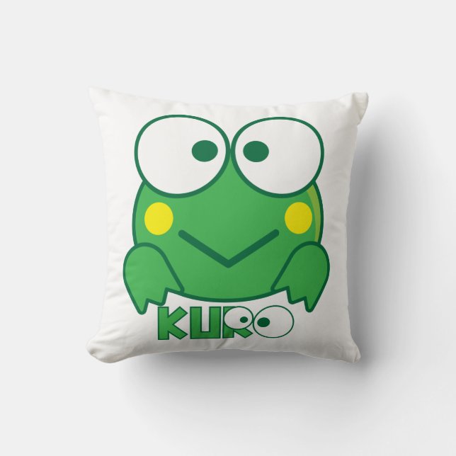 KURO Der Frosch Kissen (Vorderseite)