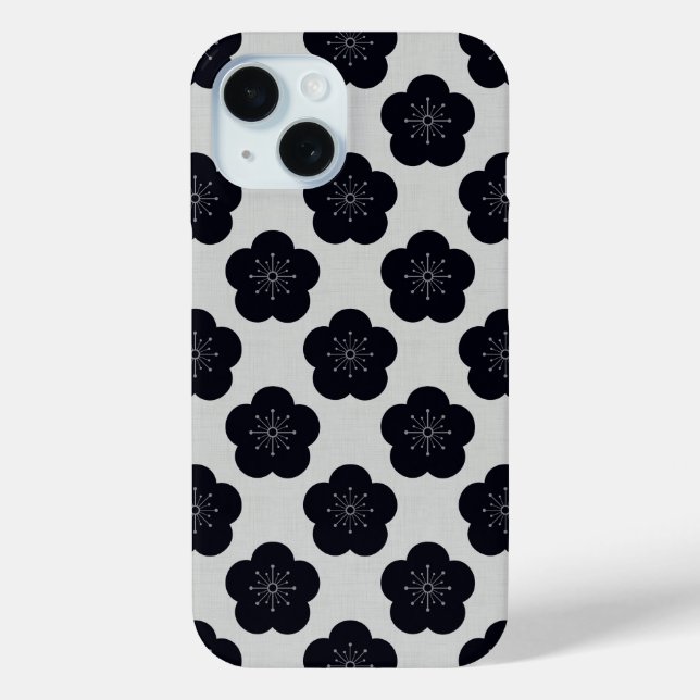 KURO UME - Bold-White Case-Mate iPhone Hülle (Rückseite)