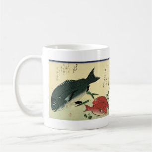 Kurodai & Akadai - Japanische Fischdruckerei in Hi Kaffeetasse