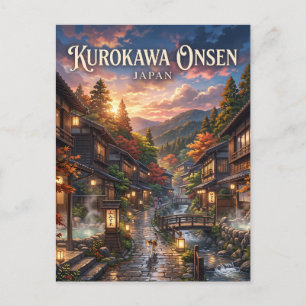 Kurokawa Onsen Japan Postkarte