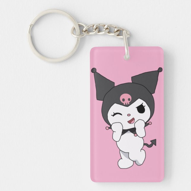 Kuromi Double-Sided Acrylic Keychain | Cute Sanrio (Devant)