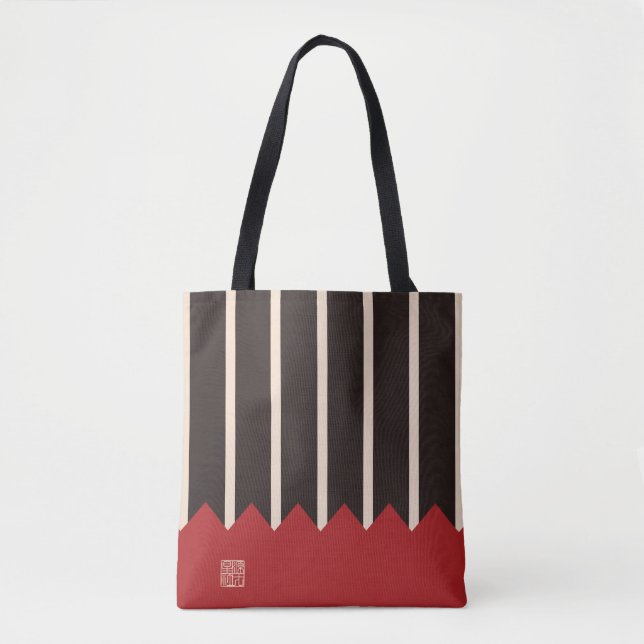 Kurosyaji-Susohirasya-Yamagatamonyou-Jinbaori Tasche (Vorderseite)
