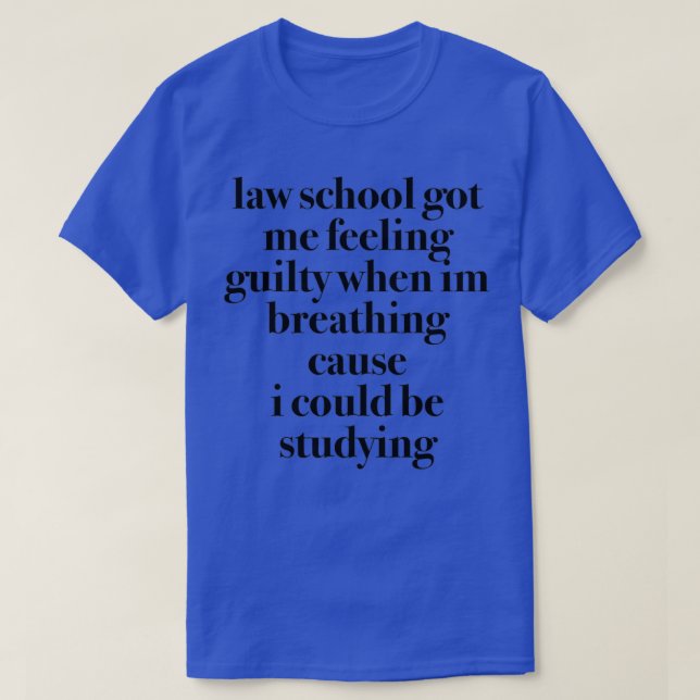 Kursangebote für Jurastudenten T-Shirt (Design vorne)