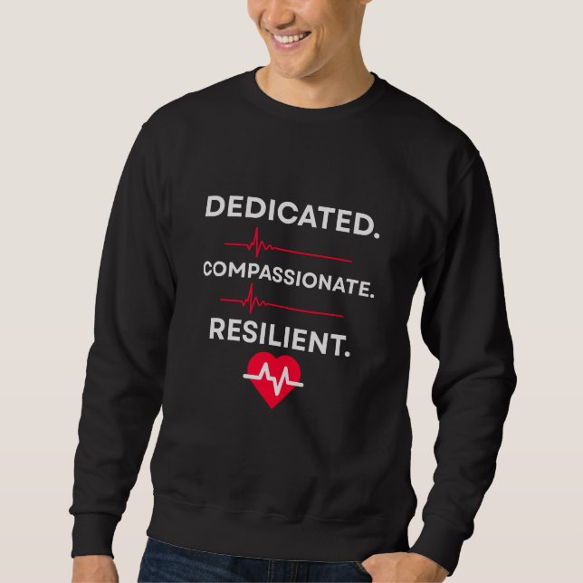 Kurse Tri-Blend-Shirt Sweatshirt (Vorderseite)