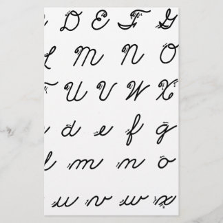 Kursive-Schreibtafel Briefpapier