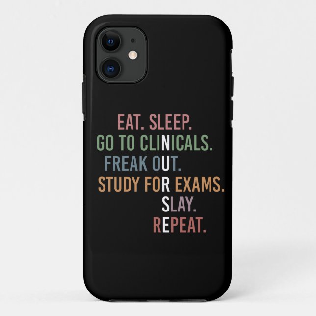 Kursschüler Future Nurse RN Geschenke Case-Mate iPhone Hülle (Rückseite)