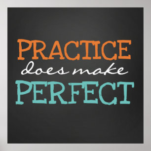 Kursschullehrer Quote Chalkboard Poster