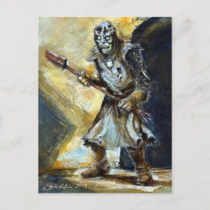 Kurt Brugel Zeichne Bleak Sentinel in Vollfarbigke Postkarte