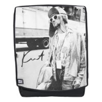 Kurt Cobainschwarzweiss-Rucksack