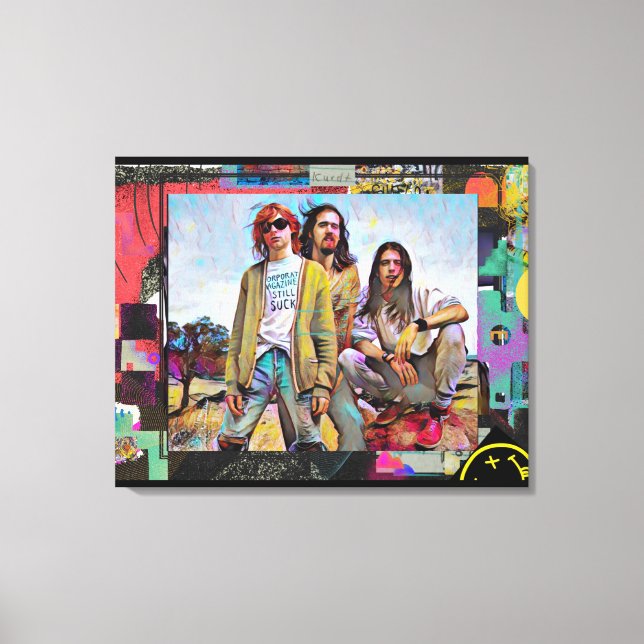 Kurt, Dave &ChrisCanvas Print Leinwanddruck (Vorderseite)