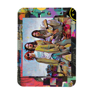 Kurt, Dave und Chris Square Magnet