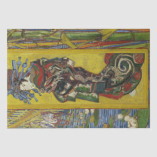Kurtisane nach Eisen durch Vincent van Gogh Seidenpapier