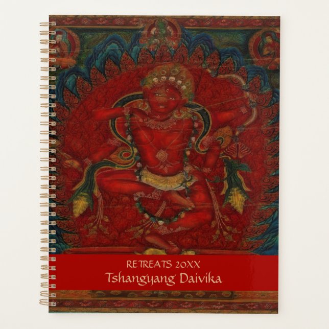 Kurukulla aus dem tibetischen Buddhismus Personali Planer (Vorderseite)