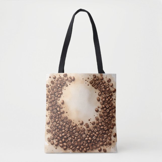 Kurve der Kaffeebohnen Tasche (Vorderseite)