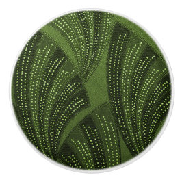 Kurve Fan Rich Green Keramikknauf