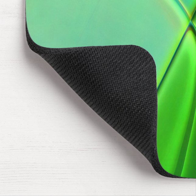 Kurve, geometrische Formen mit tiefen Konturen Mousepad (Ecke)