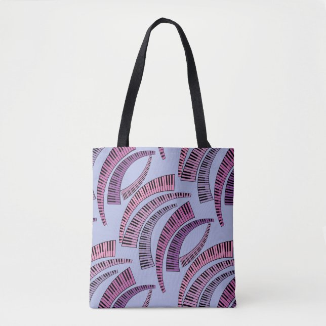 Kurve Klaviertasten Tasche (Vorderseite)