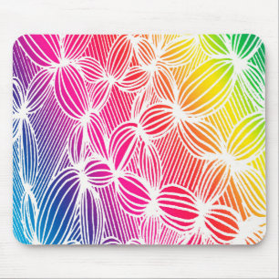 Kurve Regenbogenlinien Mousepad