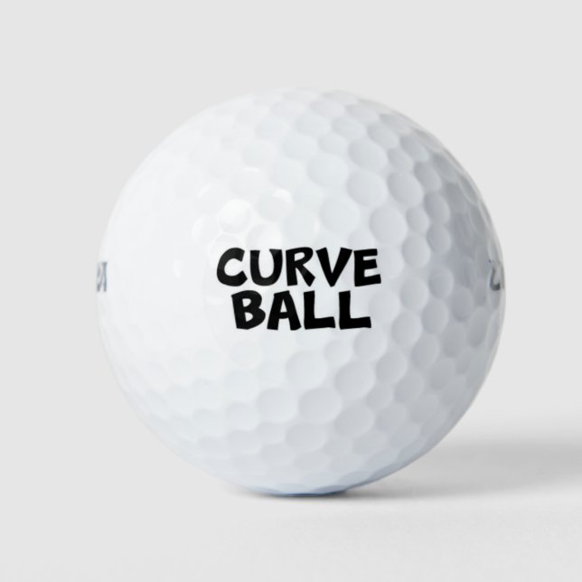 Kurven Golfball (Vorderseite)