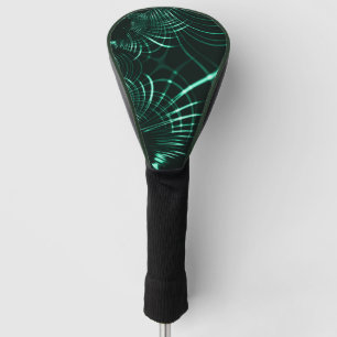 Kurven in Kombination von Dschungelgrün und Neo-Mi Golf Headcover