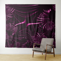 Kurven in rosa Farbe und dunklem Hintergrund