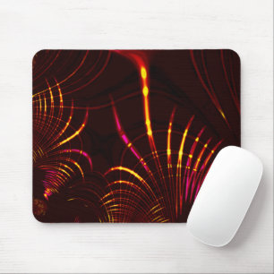 Kurven von Rosa bis "Feuerfarbe" Mousepad