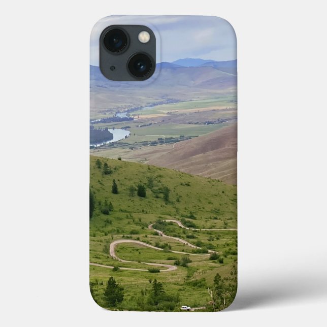 Kurvenreiche Straße Case-Mate iPhone Hülle (Rückseite)