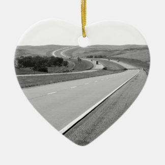 Kurvenreiche Straße Keramik Ornament