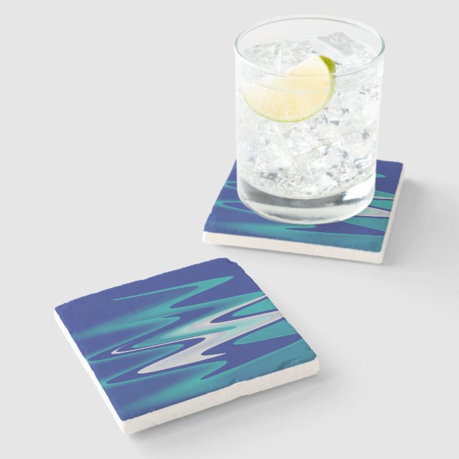 kurvenreiche Straßen Steinuntersetzer (Seitenansicht)