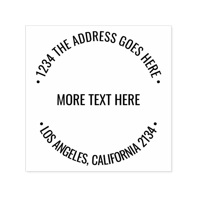 Kurvgesteuerter Text, einer personalisierten, benu Permastempel (Design)