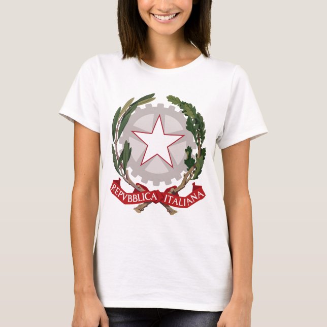 kurviges Emblem T-Shirt (Vorderseite)