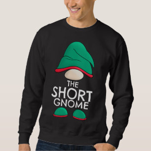 Kurz Gnome Matching Familie Weihnachten Pajama Out Sweatshirt