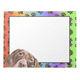 Kurz-Haarpaw-Muster Notizblock