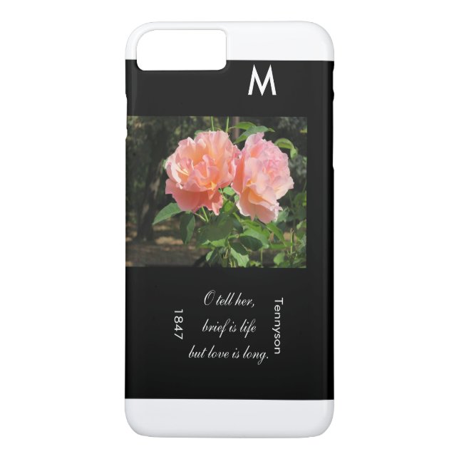 Kurz ist das Leben, aber die Liebe ist lang (Tenny Case-Mate iPhone Hülle (Rückseite)