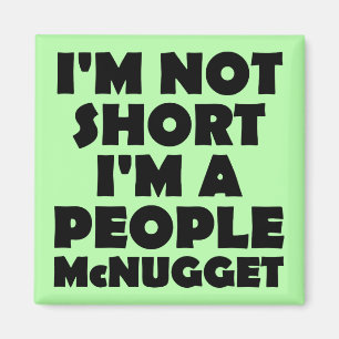 Kurz People Nugget Funny Kühlschrank Nugget Magnet